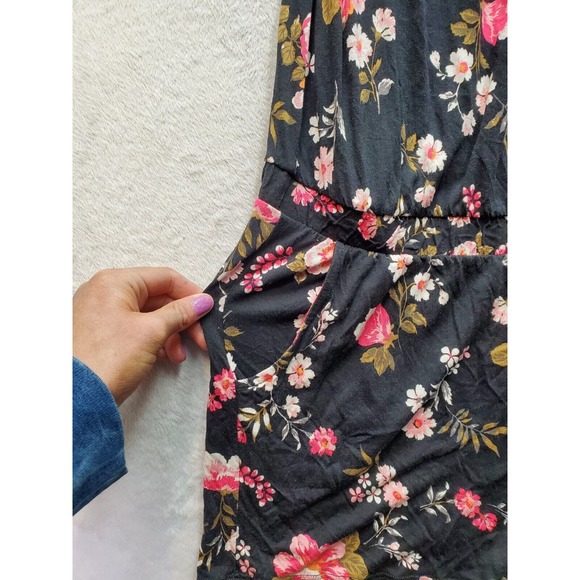 Lascana for Venus Romper Women Medium Multi Floral 100% Viscose Spaghetti Straps - Picture 4 of 8